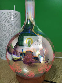 색깔을 가진 3D 유리제 마술 장식적인 LED 전구는 아BS 물자 12W를 바꿉니다
